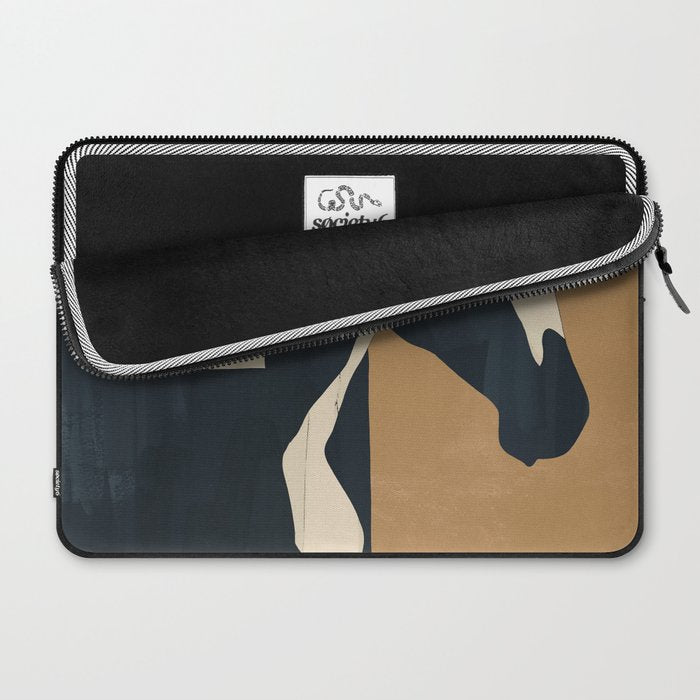 Abstract Minimal Horse 6 Laptop Sleeve Gallery Image 2