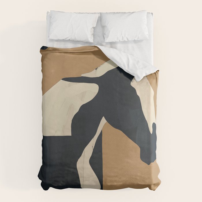 Abstract Minimal Horse 6 Duvet Cover Gallery Image 6