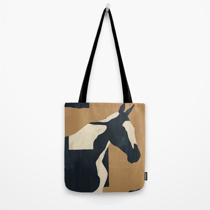 Abstract Minimal Horse 6 Tote Bag Gallery Image 2