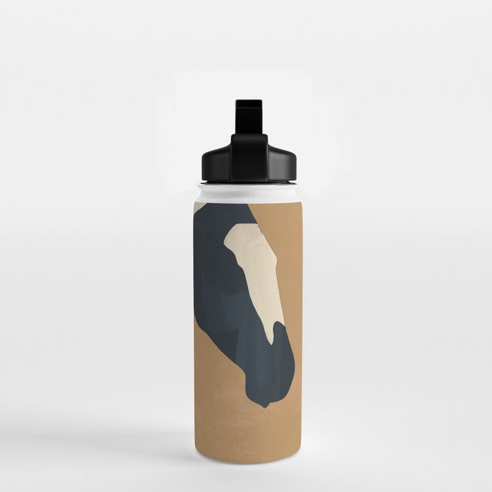 Abstract Minimal Horse 6 Water Bottle Gallery Image 2