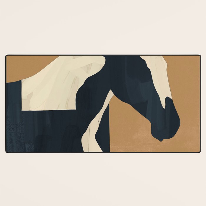 Abstract Minimal Horse 6 Desk Mat Gallery Image 3