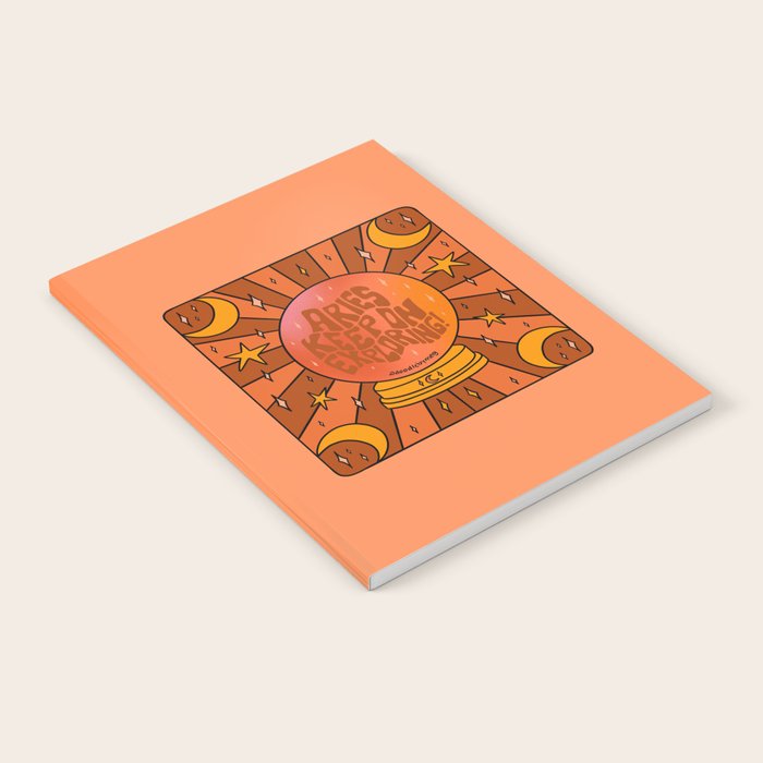 Aries Crystal Ball Notebook Gallery Image 2