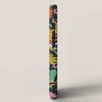 Drippy Daisy Dreamscape - Rainbow & Indigo on Teal iPhone Case Gallery Image 2