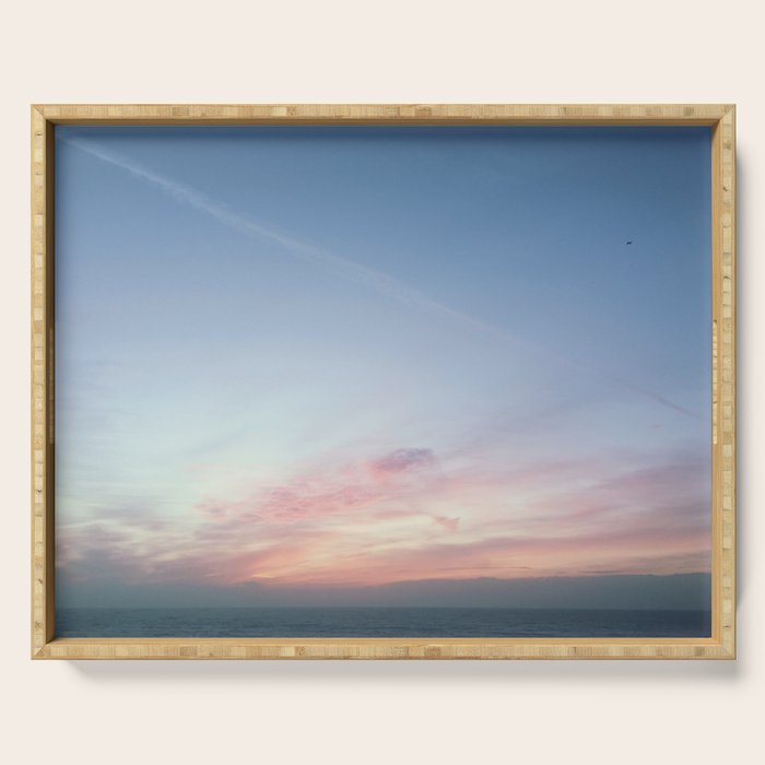 SUNSETS  WITH HER III Serving Tray Gallery Image 1
