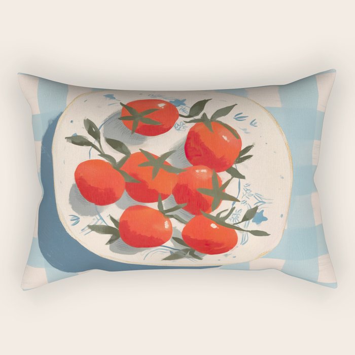  Summer Tomatoes Rectangular Pillow Gallery Image 2