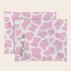 Pink Cow Print Placemat Gallery Image 1