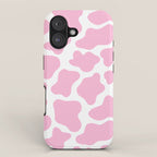 Pink Cow Print iPhone Case Gallery Image 1