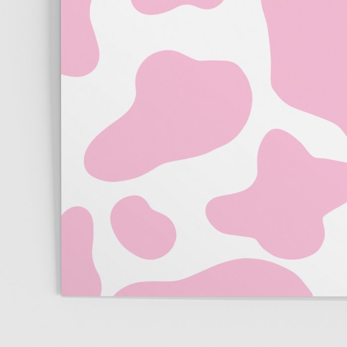Pink Cow Print Poster Gallery Image 3