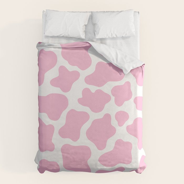 Pink Cow Print Duvet Cover Gallery Image 6