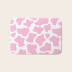 Pink Cow Print Bath Mat Gallery Image 1
