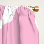 Pink Cow Print Window Curtain Gallery Image 2