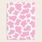 Pink Cow Print Poster Gallery Image 4