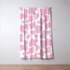 Pink Cow Print Window Curtain Gallery Image 3