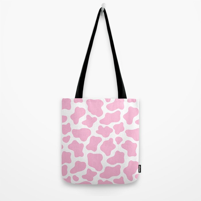 Pink Cow Print Tote Bag Gallery Image 2