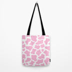 Pink Cow Print Tote Bag Gallery Image 2