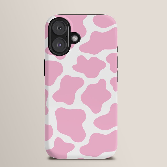 Pink Cow Print iPhone Case Gallery Image 13