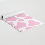 Pink Cow Print Yoga Mat Gallery Image 2