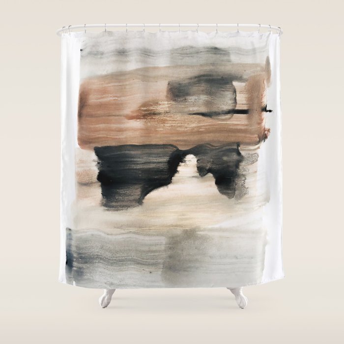 abstract minimal 9 Shower Curtain Gallery Image 1