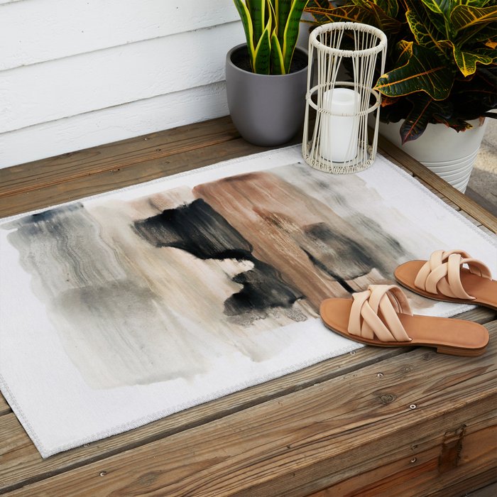 abstract minimal 9 Outdoor Rug Gallery Image 2