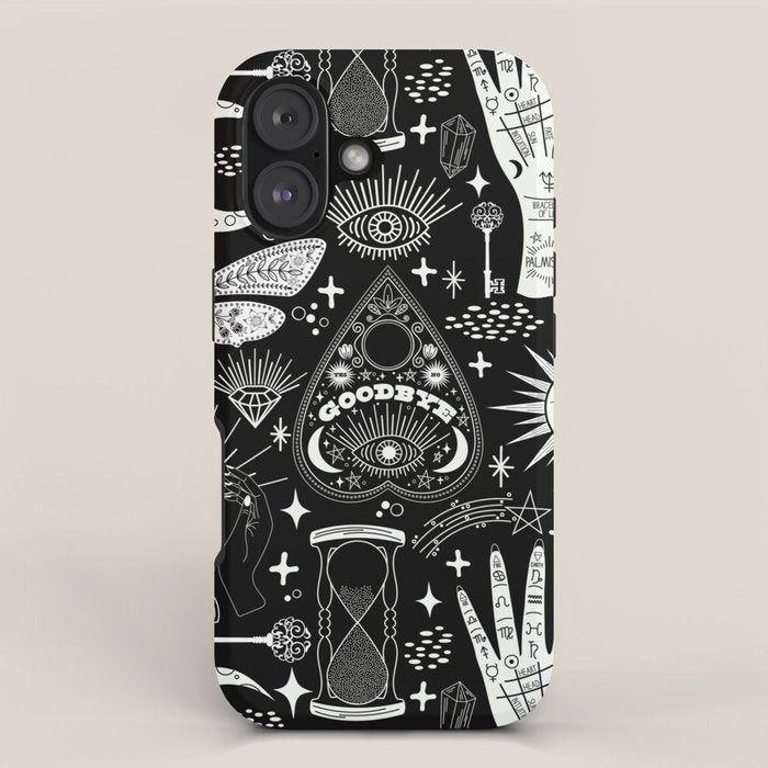 Enchanted - Enchantment - Black and White iPhone Case Gallery Image 1