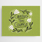 Creating Takes Courage Jigsaw Puzzle Gallery Image 1