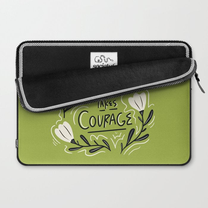 Creating Takes Courage Laptop Sleeve Gallery Image 2