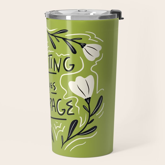 Creating Takes Courage Travel Mug Gallery Image 2
