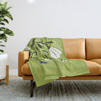 Creating Takes Courage Throw Blanket Gallery Image 1