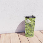 Creating Takes Courage Travel Mug Gallery Image 4