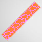 Abstract pink cow print shape pattern Table Runner Gallery Image 3
