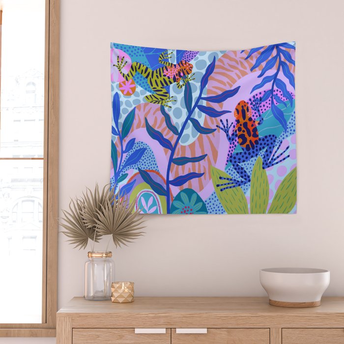 Poison Dart Frogs Wall Tapestry Gallery Image 2