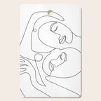 Line Faces 03 Cutting Board Gallery Image 1