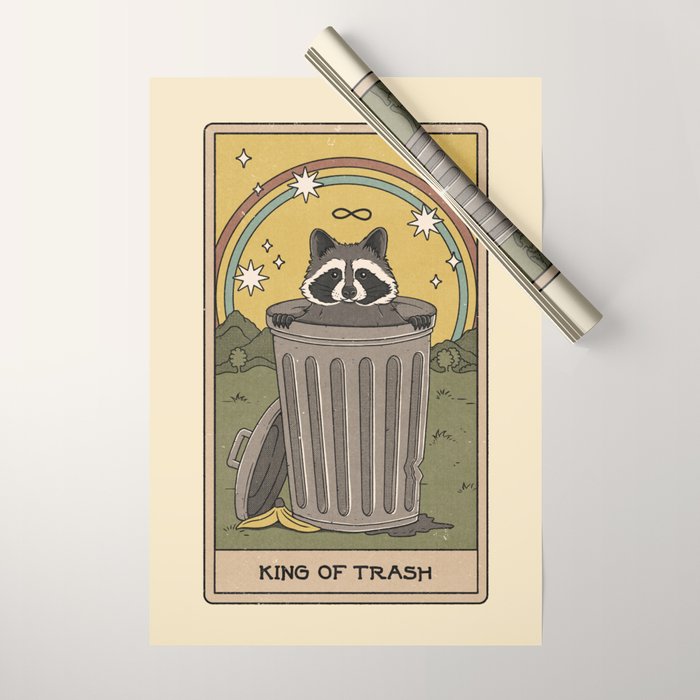 King of Trash Wrapping Paper Gallery Image 1