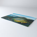 Canadian Landscape Franklin Carmichael Art Nouveau Post-Impressionism Rug Gallery Image 3