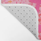 Pink Dollar Signs Bath Mat Gallery Image 2