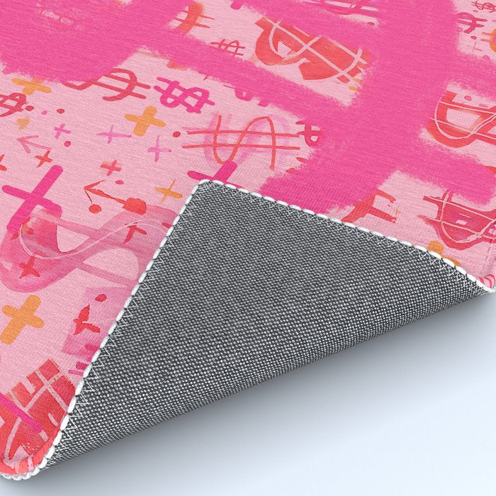 Pink Dollar Signs Rug Gallery Image 4