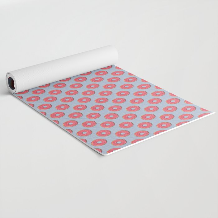 FAST FOOD / Donut - pattern Yoga Mat Gallery Image 2