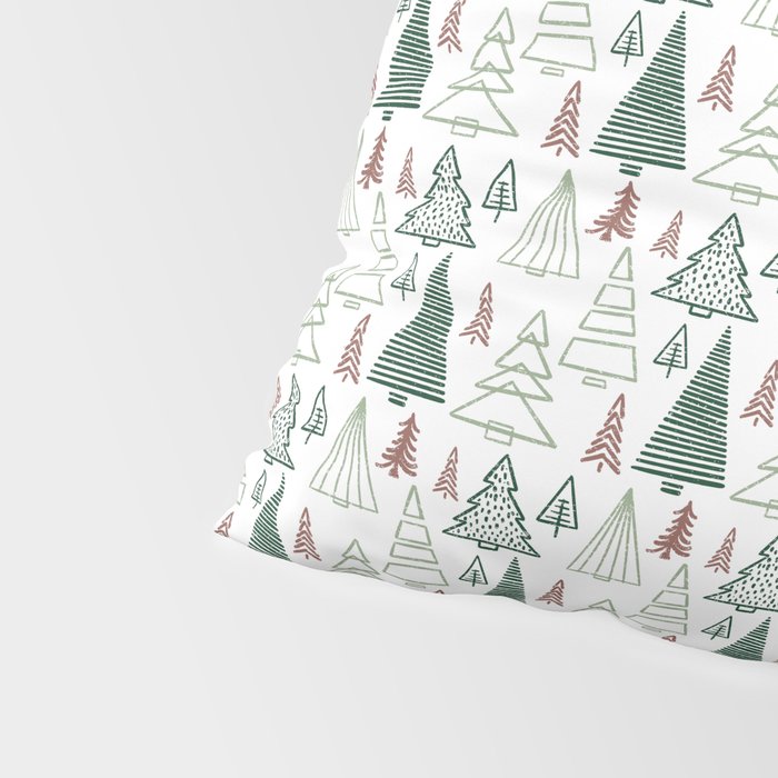 Tree Farm . Classic Christmas Pillow Sham Gallery Image 4