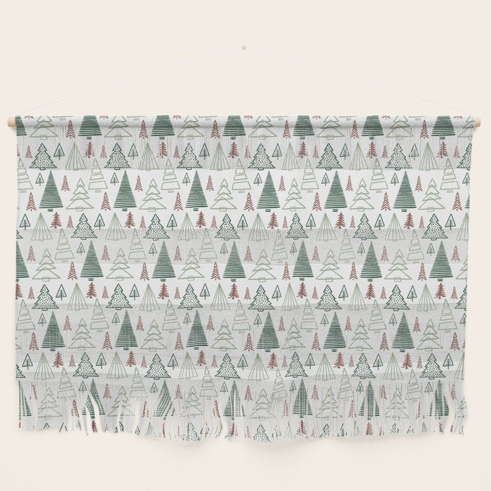 Tree Farm . Classic Christmas Wall Hanging Gallery Image 1