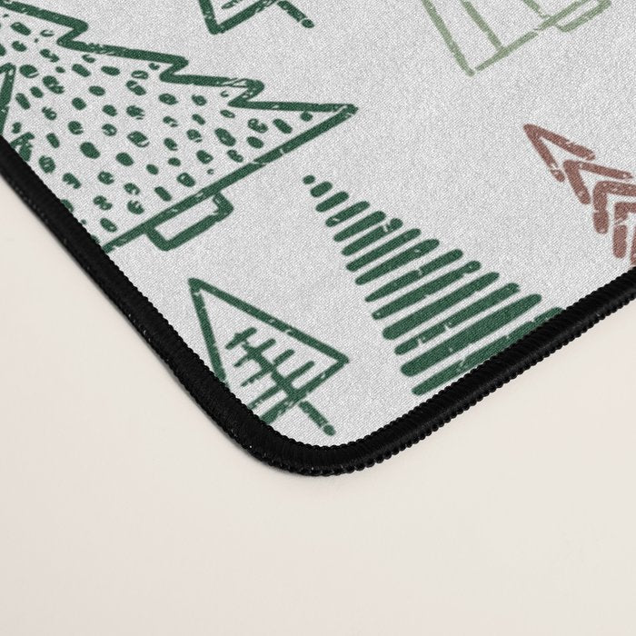 Tree Farm . Classic Christmas Desk Mat Gallery Image 4