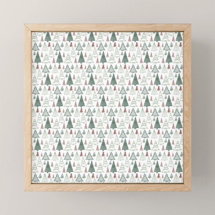 Tree Farm . Classic Christmas Mini Art Print Gallery Image 1