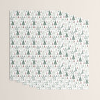 Tree Farm . Classic Christmas Wrapping Paper Gallery Image 3