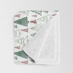 Tree Farm . Classic Christmas Throw Blanket Gallery Image 3