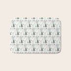 Tree Farm . Classic Christmas Bath Mat Gallery Image 1