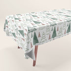 Tree Farm . Classic Christmas Tablecloth Gallery Image 1