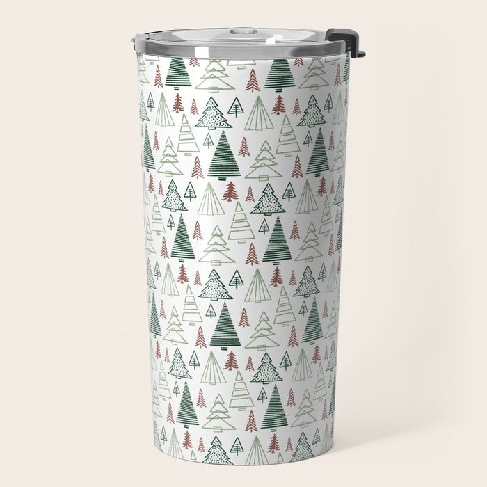 Tree Farm . Classic Christmas Travel Mug Gallery Image 2