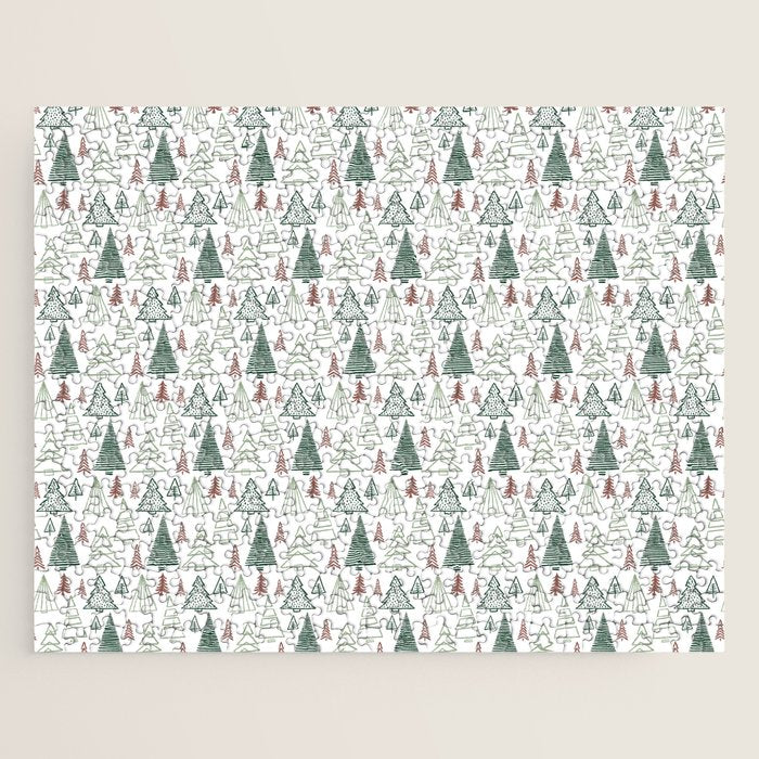 Tree Farm . Classic Christmas Jigsaw Puzzle Gallery Image 1