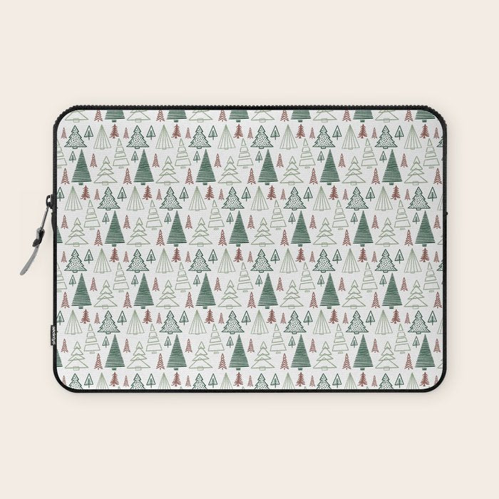 Tree Farm . Classic Christmas Laptop Sleeve Gallery Image 1