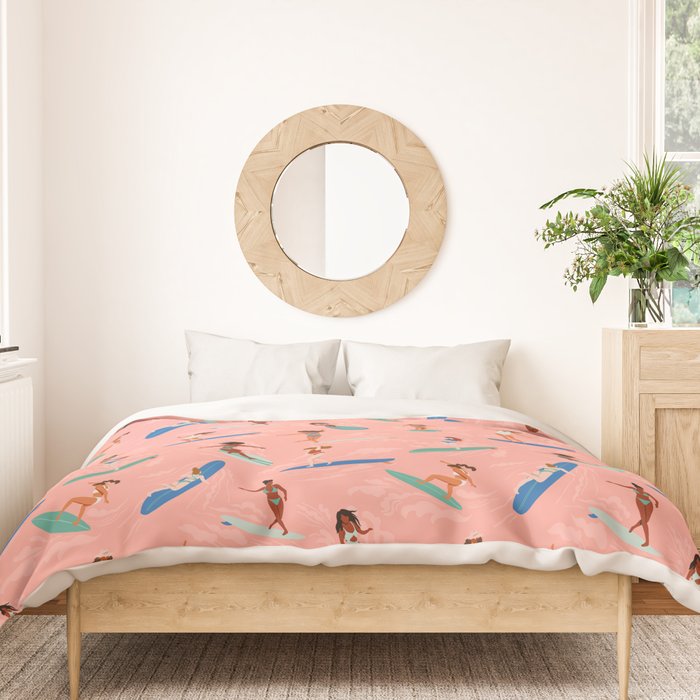 Surfer Girls Duvet Cover Gallery Image 3