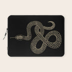 Vintage line snake Laptop Sleeve Gallery Image 1